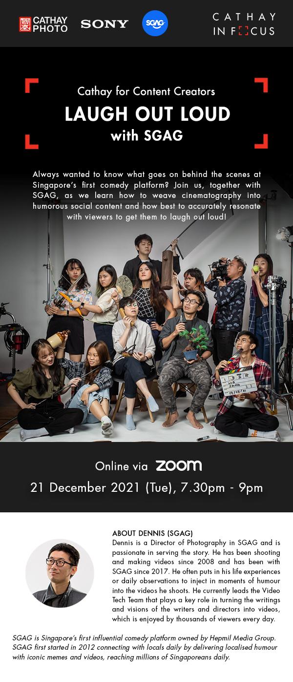 Cathay For Content Creators: Laugh out Loud with SGAG!