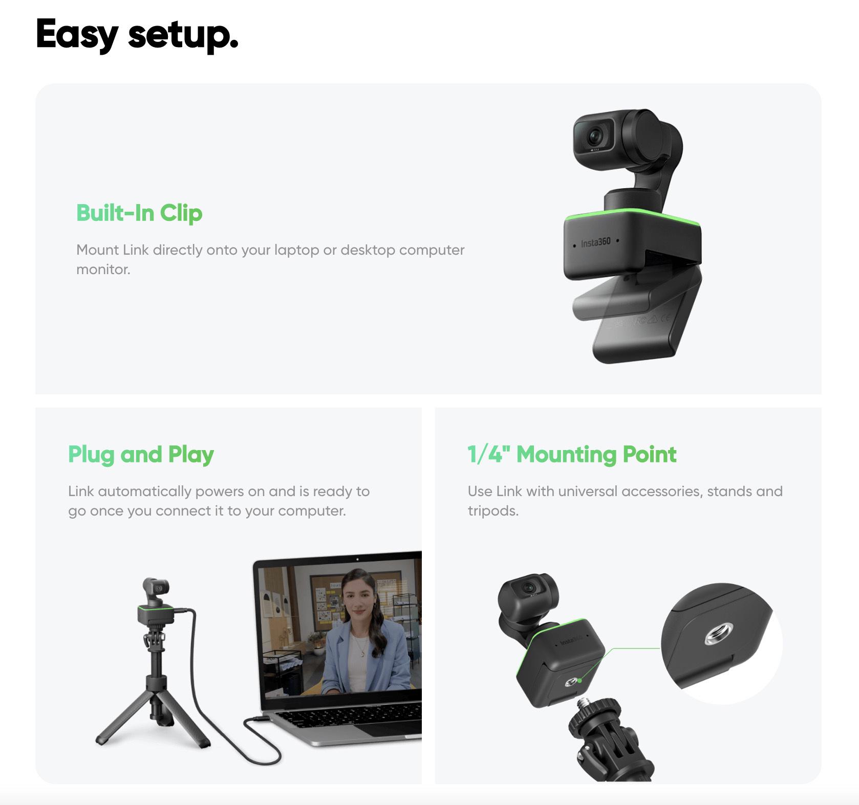 Insta360 Link setup