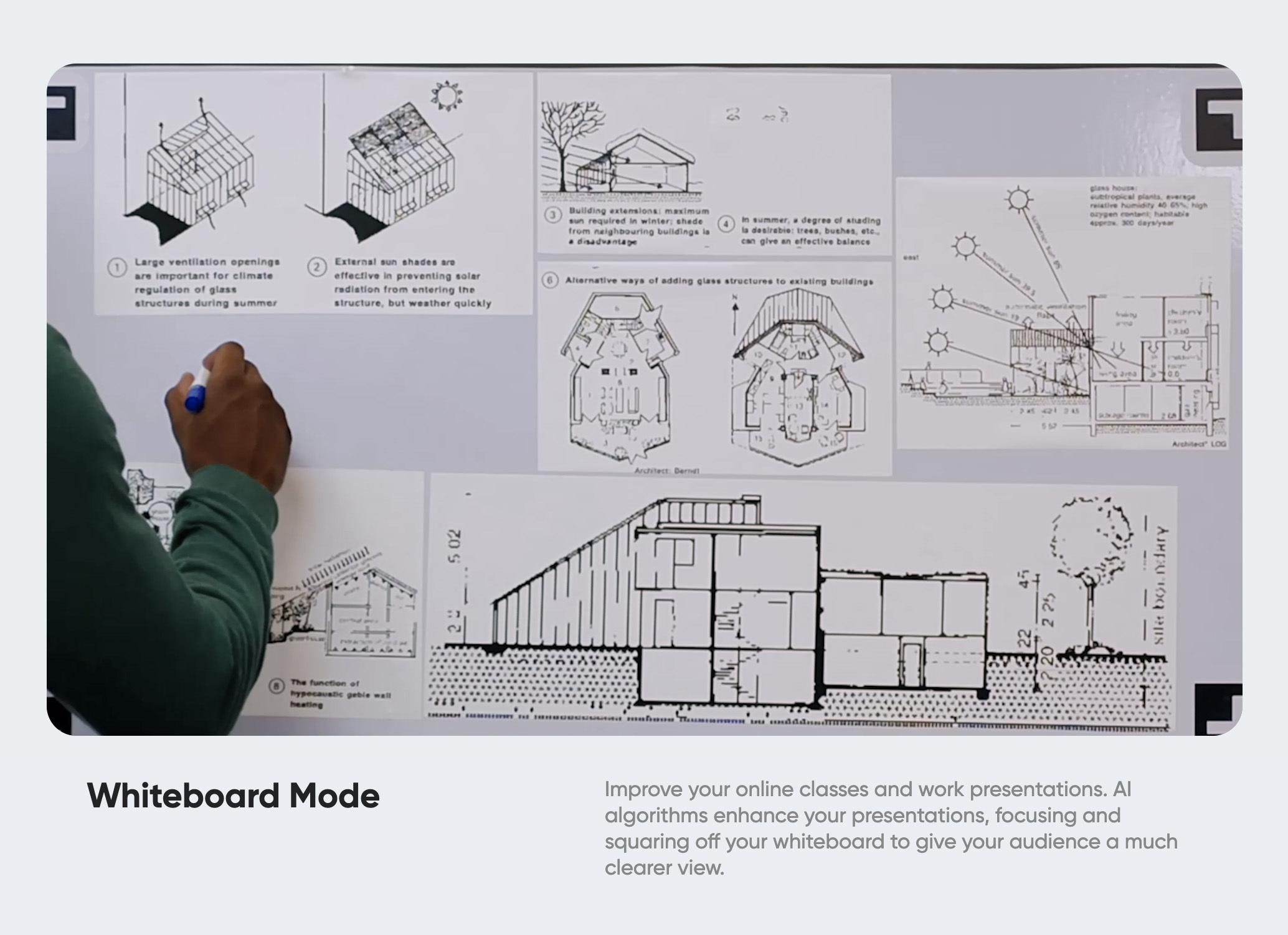 Insta360 Link whiteboard