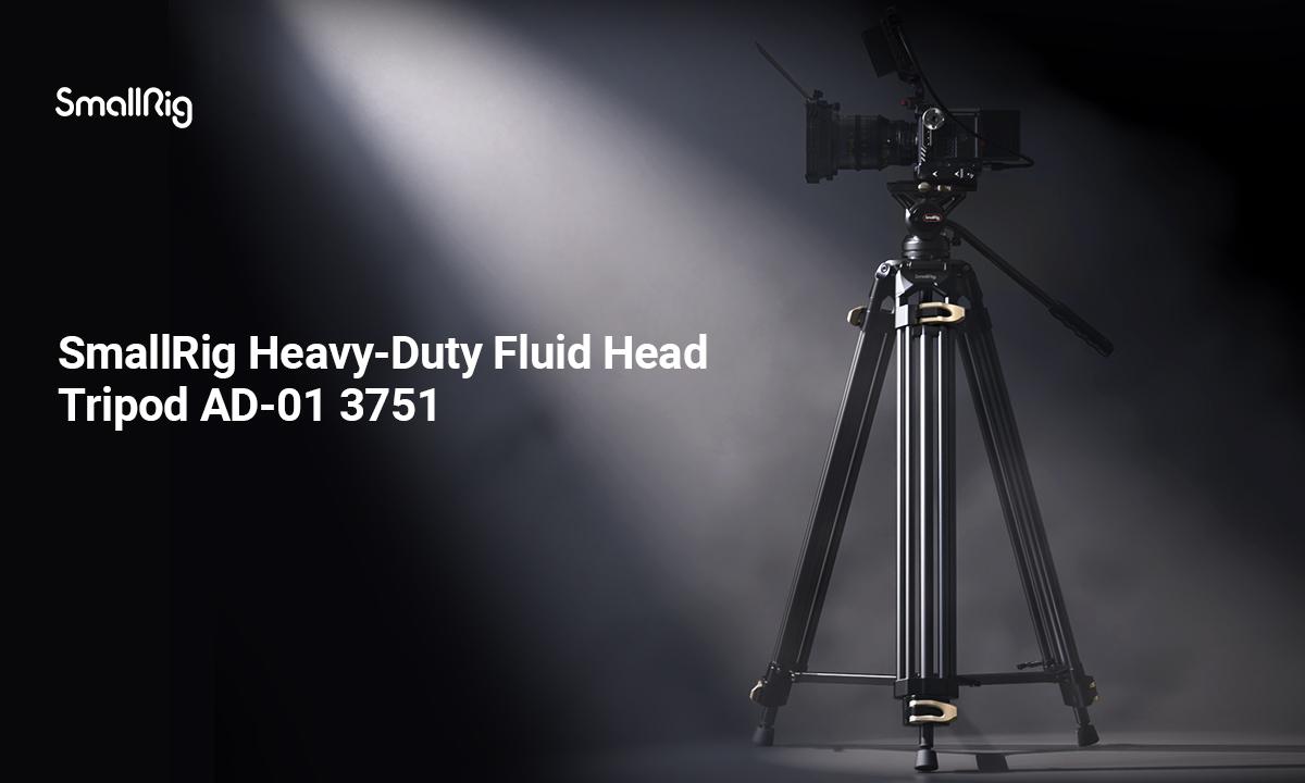 Cathay Photo SmallRig HeavyDuty Fluid Head Tripod AD01 3751B