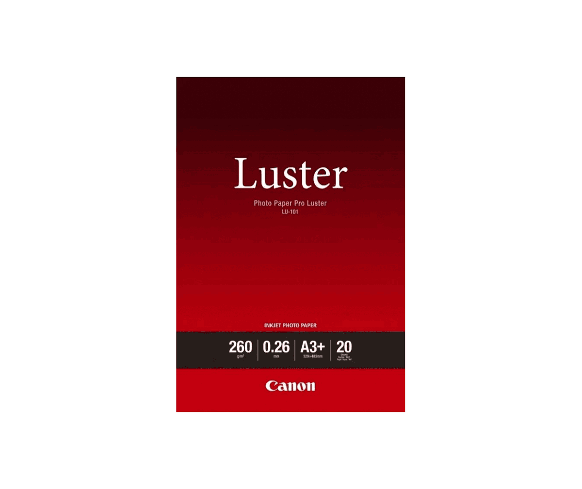 Cathay Photo Canon LU101 A3plus Photo Paper Pro Luster (20 Sheets)