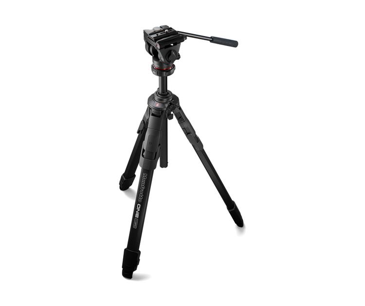 Trépied vidéo en aluminium avec rotule fluide 500X - MVK500XAM