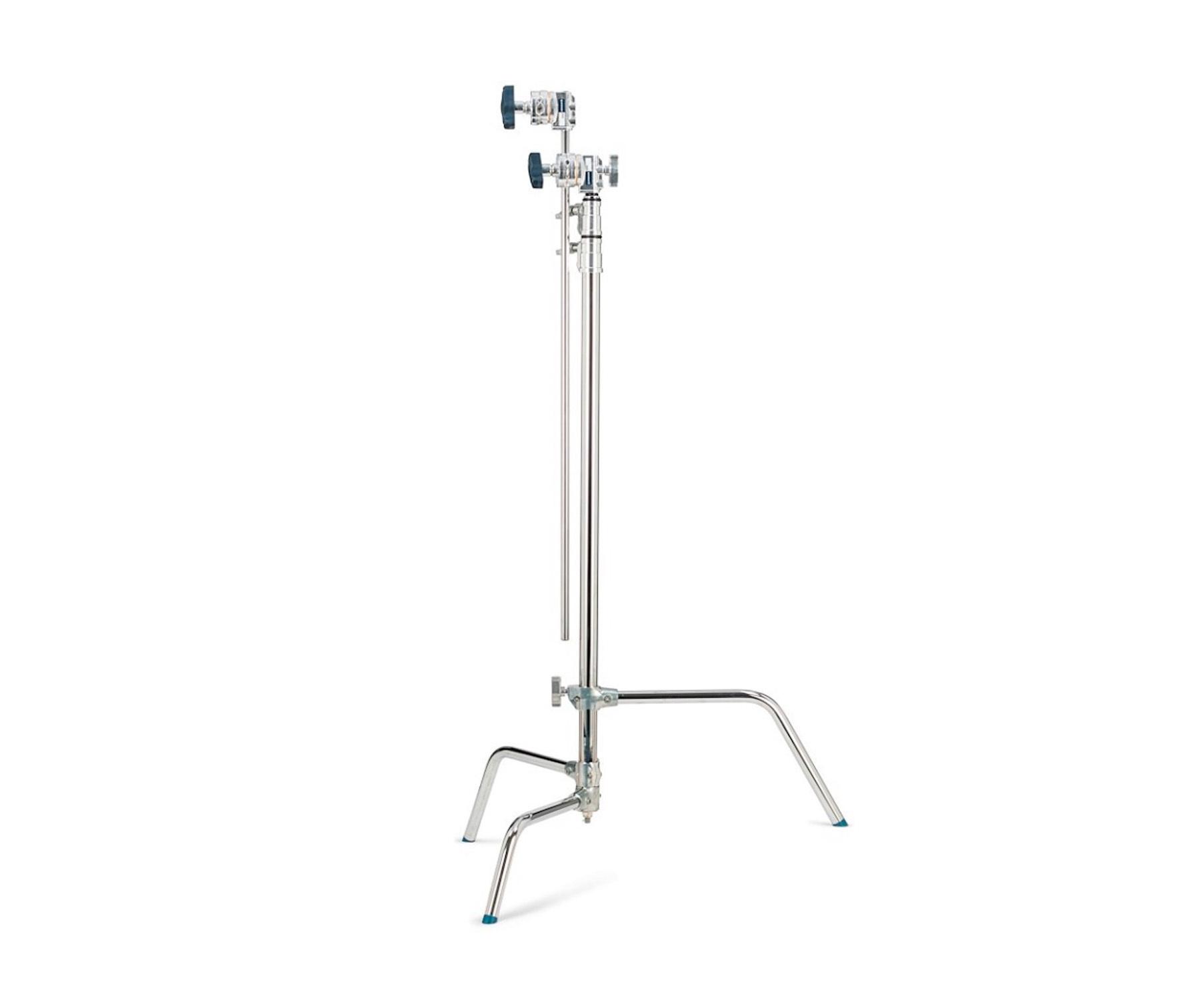 Manfrotto C-Stand 30" Argentato - Treppiede Professionale Per Foto E Video, Robusto E Stabile - 2