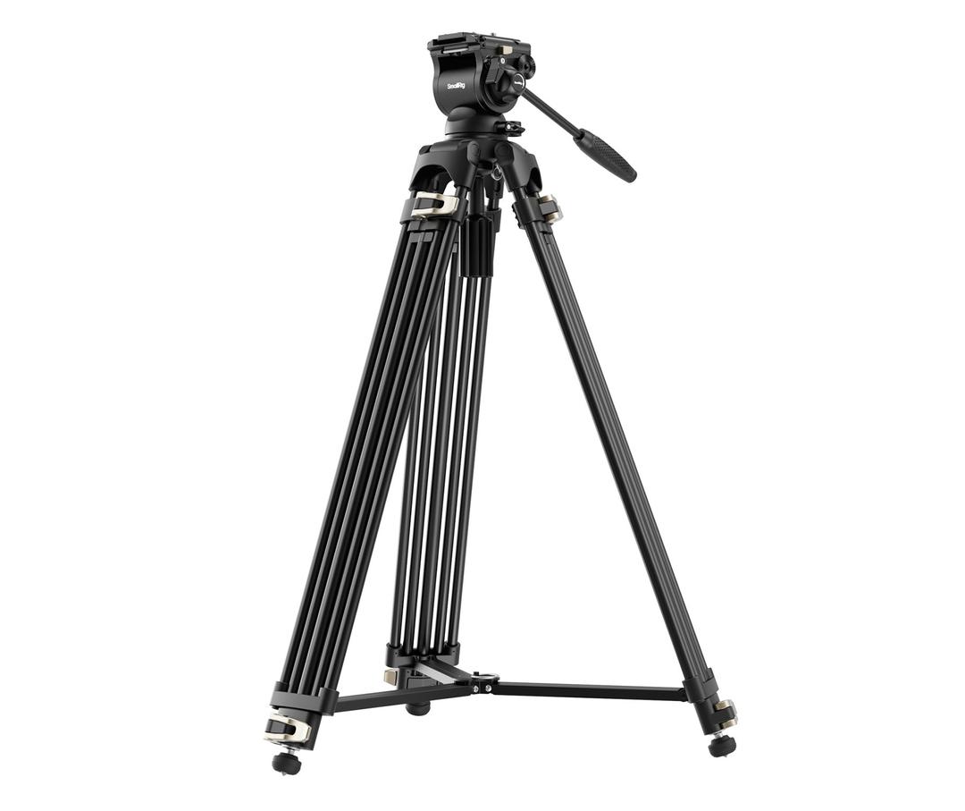 SmallRig 73" Manfrotto QR Plate Heavy-Duty Fluid Head Tripod with