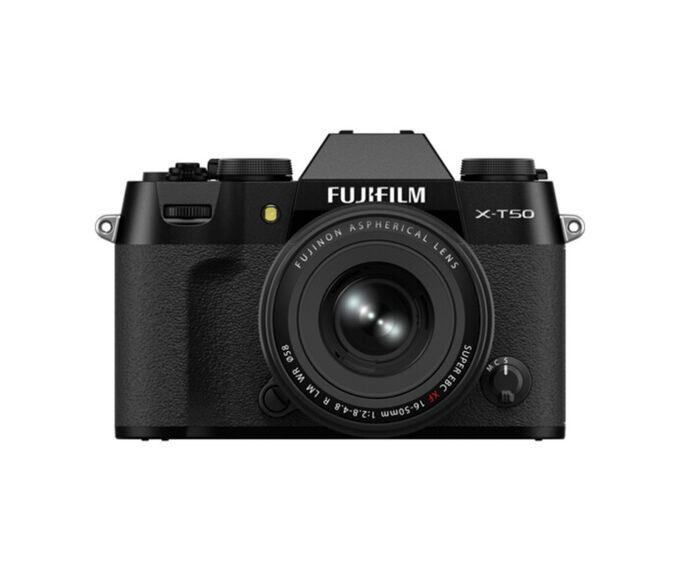 FUJIFILM X-T50 Body with 16-50mm f/2.8-4.8 Lens (Black)