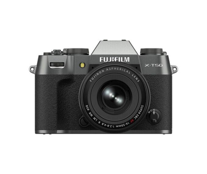 FUJIFILM X-T50 Body with 16-50mm f/2.8-4.8 Lens (Charcoal Silver)