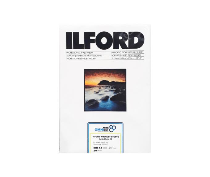ILFORD OMNIJET STUDIO SATIN PHOTO RC PAPER A4/20SH