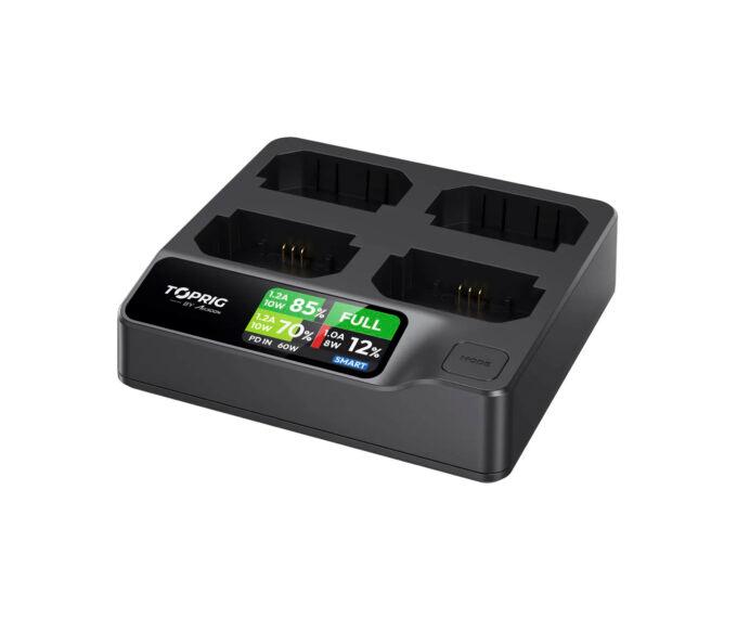 Accsoon TOPRIG 4-Bay NP-FZ100 Fast Charger