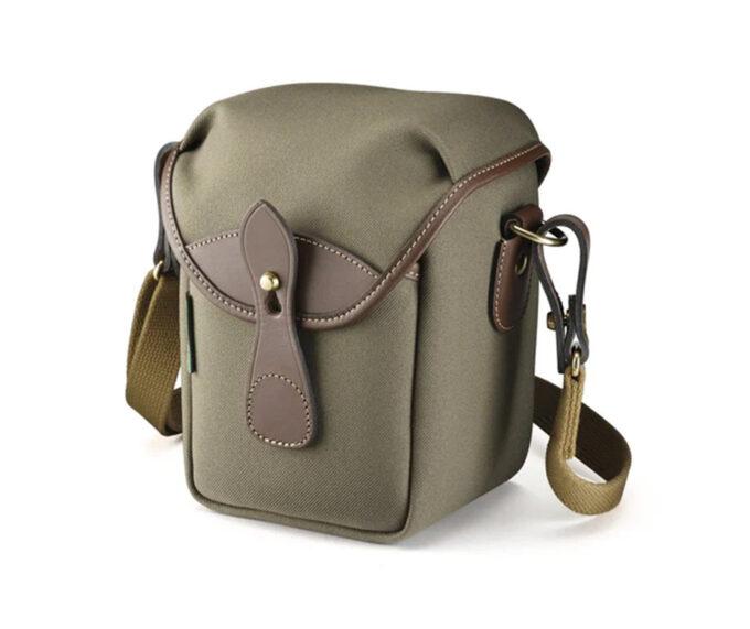 Billingham 72 Camera Bag (Sage FibreNyte / Chocolate Leather)