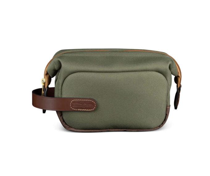 Billingham Capsule 1 Pouch (Sage FibreNyte / Chocolate Leather)