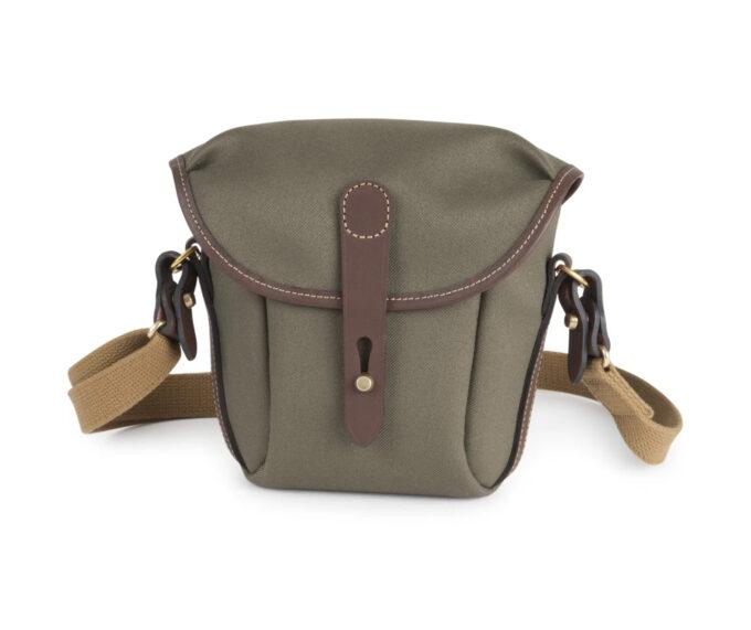 Billingham Galbin 8 Binocular Case (Sage FibreNyte / Chocolate Leather)