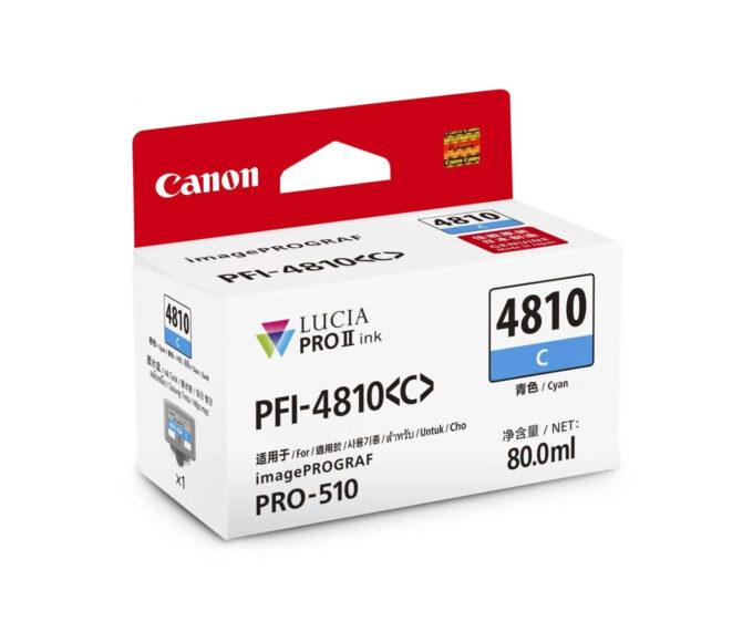 Canon Ink Cartridge for imagePROGRAF PRO-510 Photo Printer - PFI-4810C (Cyan)