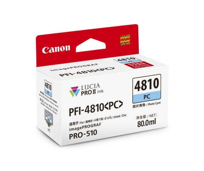 Canon Ink Cartridge for imagePROGRAF PRO-510 Photo Printer - PFI-4810PC (Photo Cyan)