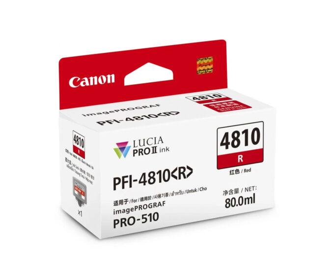 Canon Ink Cartridge for imagePROGRAF PRO-510 Photo Printer - PFI-4810R (Red)