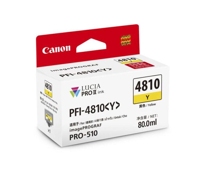 Canon Ink Cartridge for imagePROGRAF PRO-510 Photo Printer - PFI-4810Y (Yellow)