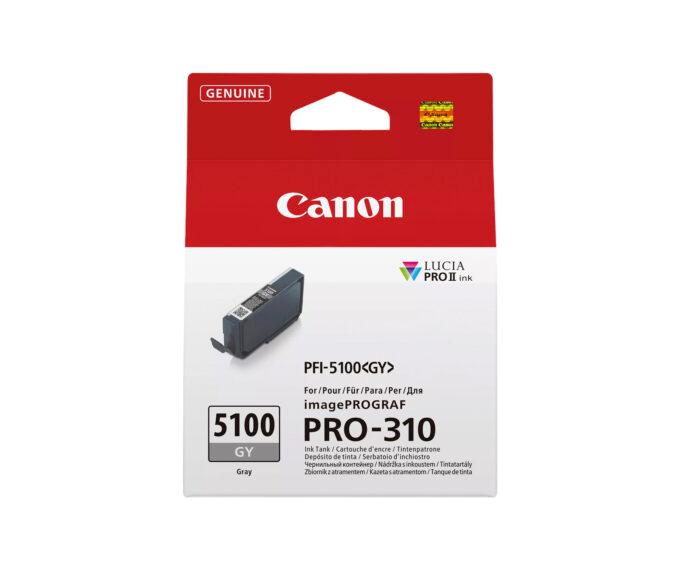 Canon Ink Cartridge for imagePROGRAF PRO-310 - PFI-5100GY (Gray)