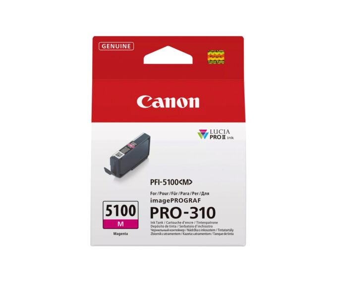 Canon Ink Cartridge for imagePROGRAF PRO-310 - PFI-5100M (Magenta)