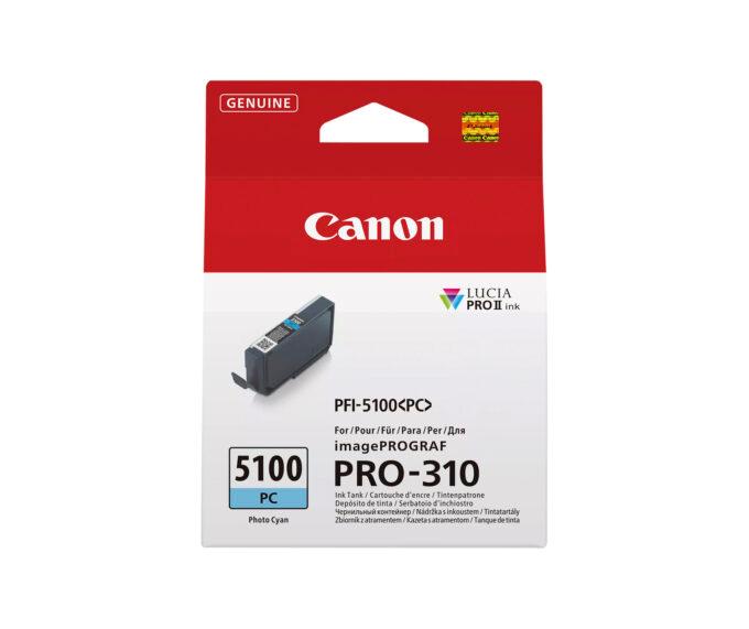 Canon Ink Cartridge for imagePROGRAF PRO-310 - PFI-5100PC (Photo Cyan)