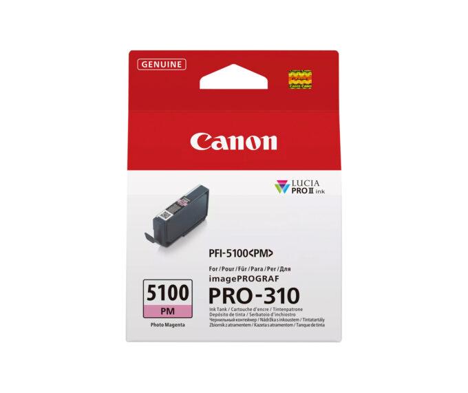 Canon Ink Cartridge for imagePROGRAF PRO-310 - PFI-5100PM (Photo Magenta)