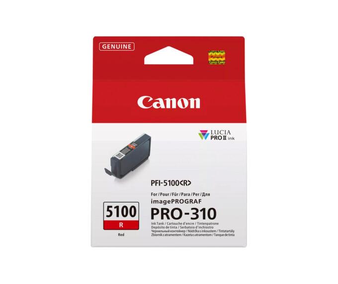 Canon Ink Cartridge for imagePROGRAF PRO-310 - PFI-5100R (Red)