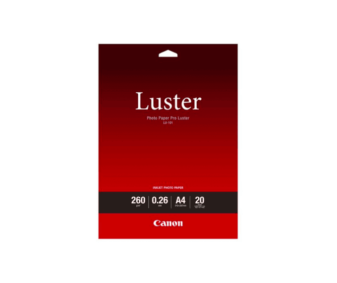 Canon LU-101 A4 Photo Paper Pro Luster (20 Sheets)