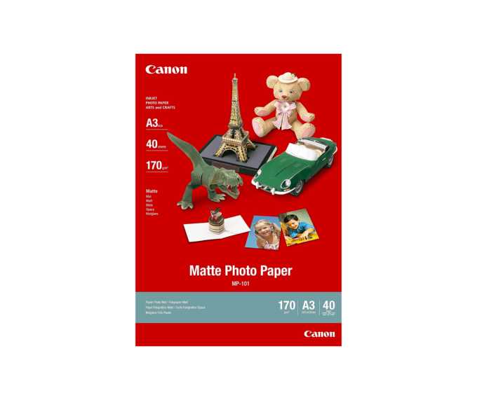 Canon MP-101 A3 Matte Photo Paper (40 Sheets)