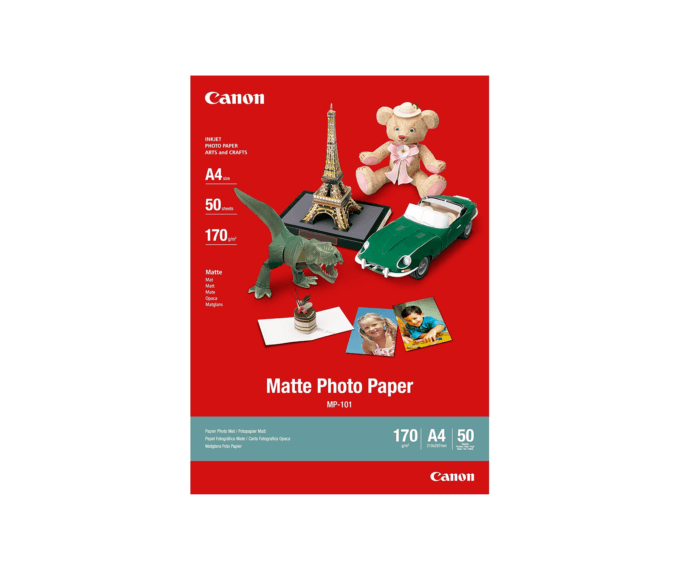 Canon MP-101 A4 Matte Photo Paper (50 Sheets)