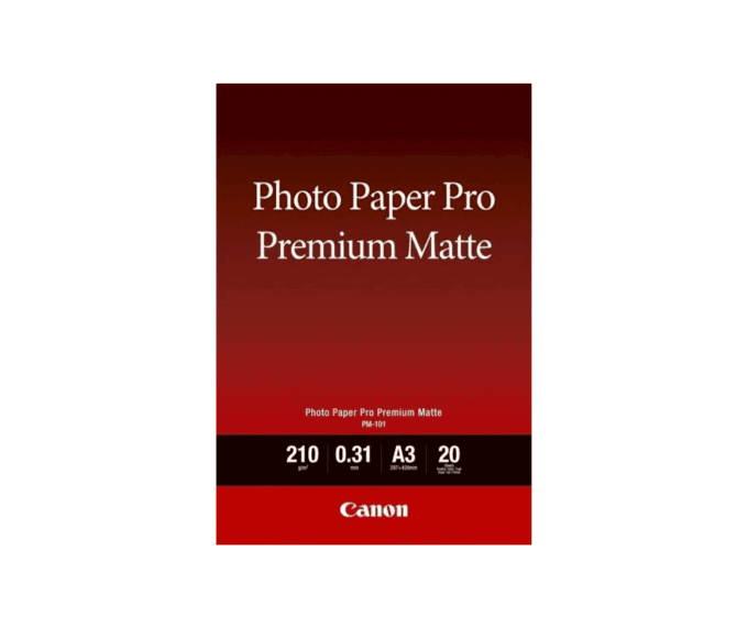 Canon PM-101 A3 Photo Paper Pro Premium Matte (20 Sheets)