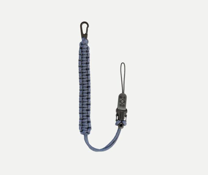 DSPTCH Camera Wrist Strap (Slate Blue with Matte Black Stainless Steel Clip)