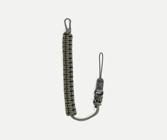 DSPTCH Camera Wrist Strap (Olive with Matte Black Stainless Steel Clip)