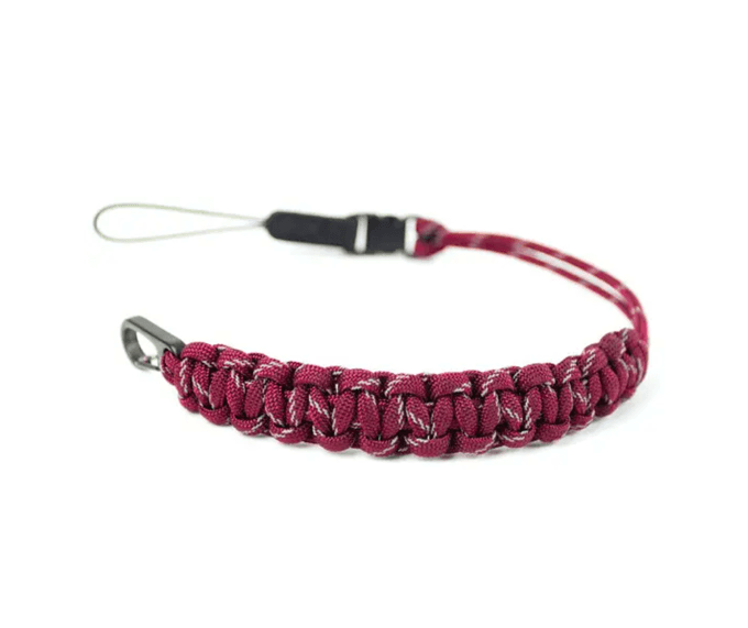 DSPTCH Camera Wrist Strap (Burgundy 3M with Gunmetal Stainless Steel Clip)