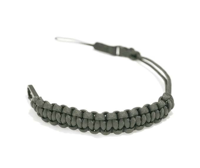 DSPTCH Camera Wrist Strap (Olive with Matte Black Stainless Steel Clip)