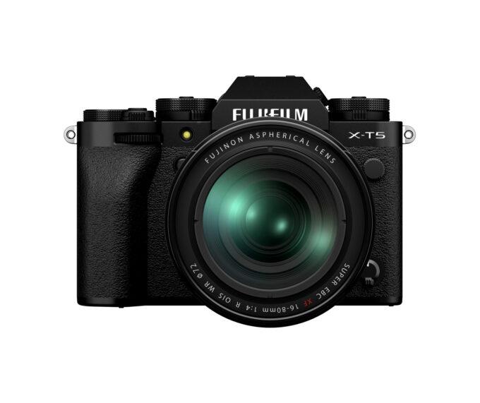 FUJIFILM X-T5 with XF 16-80mm f/4 R OIS WR Lens (Black)