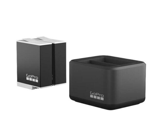 GoPro Dual Battery Charger + Enduro Batteries (for Hero 9/10/11/12)