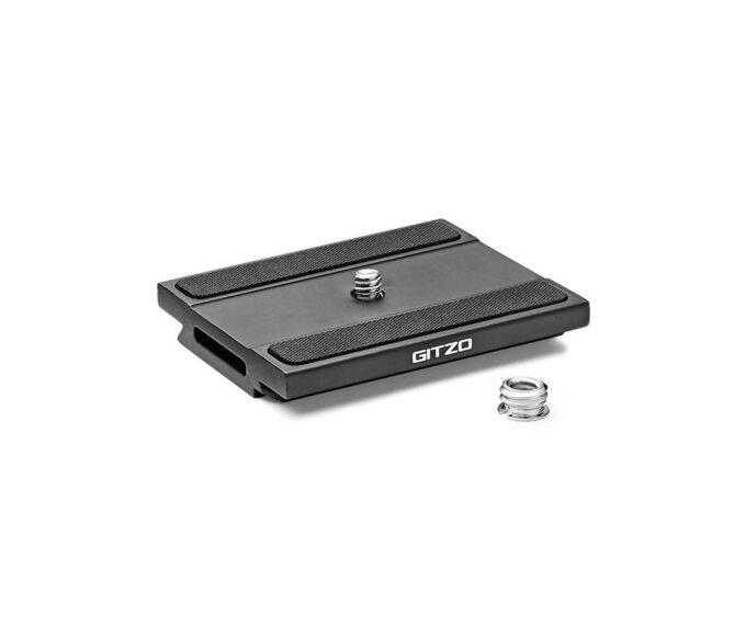 Gitzo GS5370DR Quick Release Plate, D profile with Rubber Grip