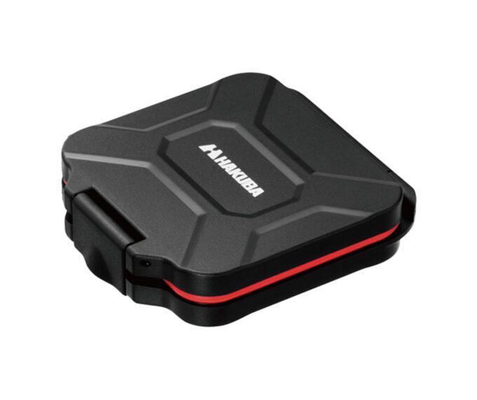 Hakuba SD Card Hard Case - Black/Red (for 4pcs)