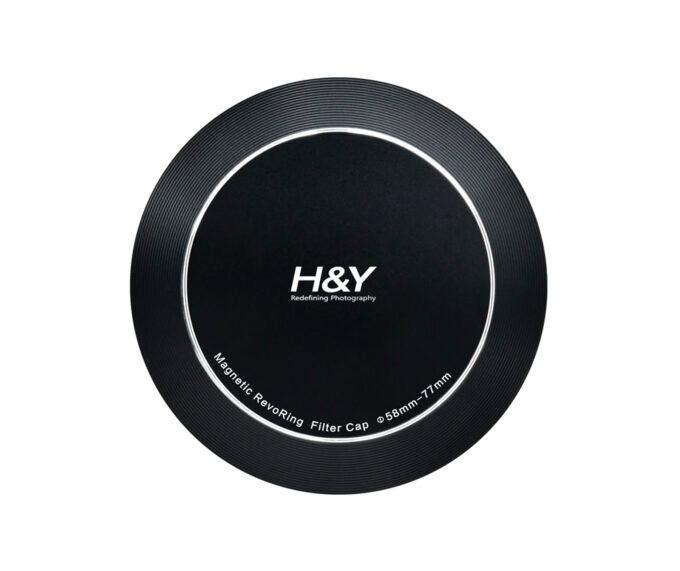 H&Y Filter RevoRing CNC Machined Aluminum Front And Back Cap - 58-77mm