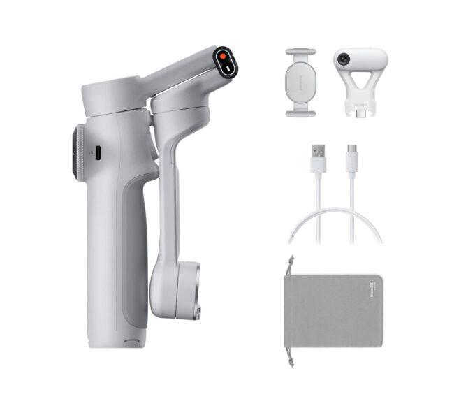 Insta360 Flow 2 AI Tracker Bundle (Stone Gray)