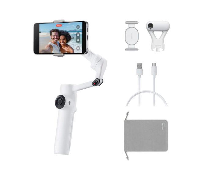 Insta360 Flow 2 AI Tracker Bundle (Summit White)