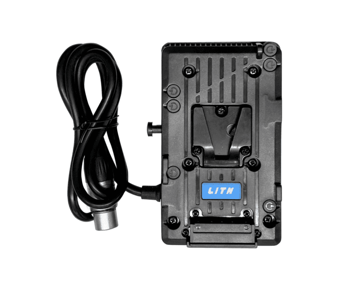 LITH L-12S V Mount Plate with 4-pin XLR Connector