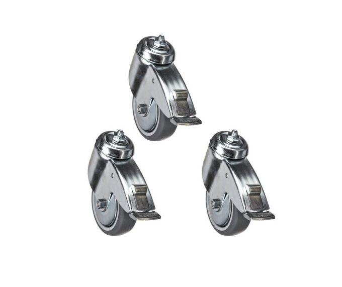 Manfrotto 104G Wheel Set 100mm with Brakes