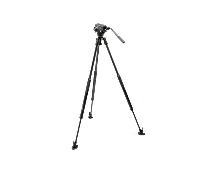 Manfrotto MVK504XSNGFC 504X Fluid Video Head with 635 Fast Single Carbon Leg