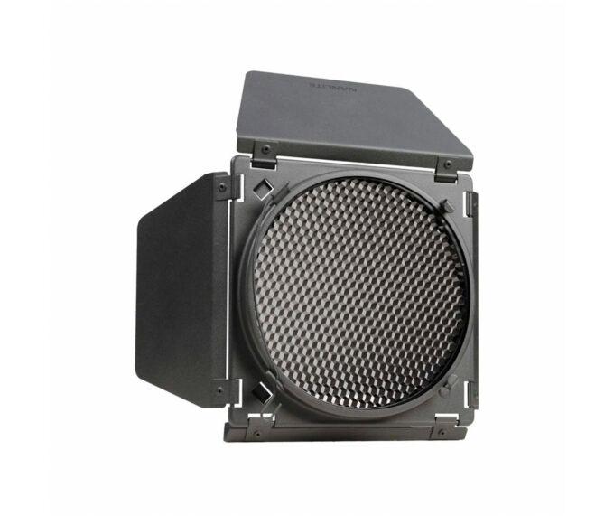Nanlite Barndoors and Grid for RF-BM Bowens Mount Reflector