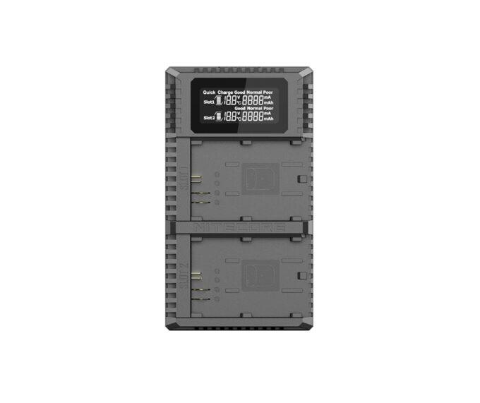 Nitecore UCN2 Pro Dual Slot USB QC Charger for Canon