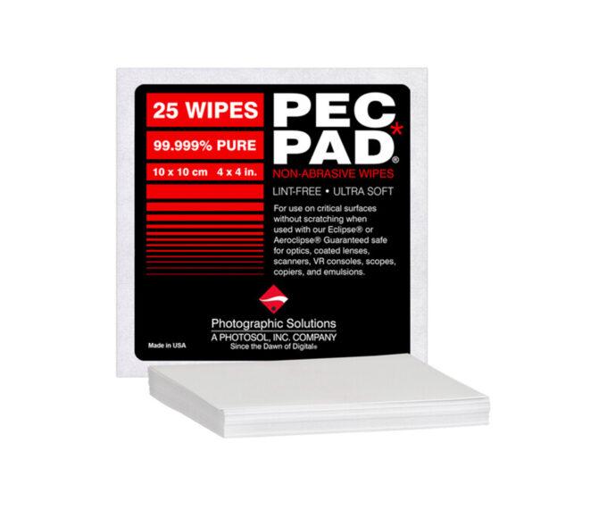 Photographic Solutions Pec*Pad Photo Wipes (4 x 4", 25 Wipes)