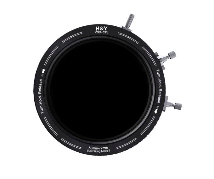 H&Y RevoRing Mark II Variable Neutral Density + Circular Polarizer - 58-77mm