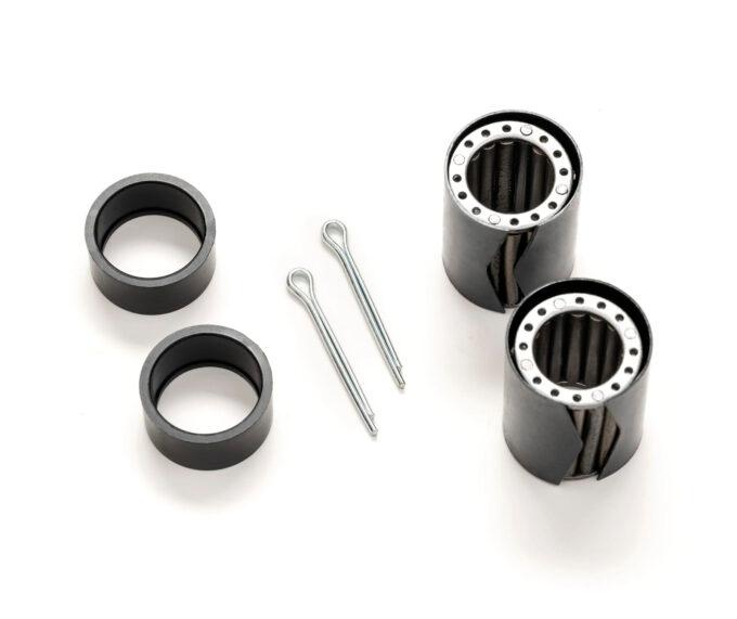 RockNRoller WHLO10X3BK R-Trac Rear Wheel, 10" x 3" No-Flat for R10, R11G, R12 & R18, Offset Hub (Pack of 2)