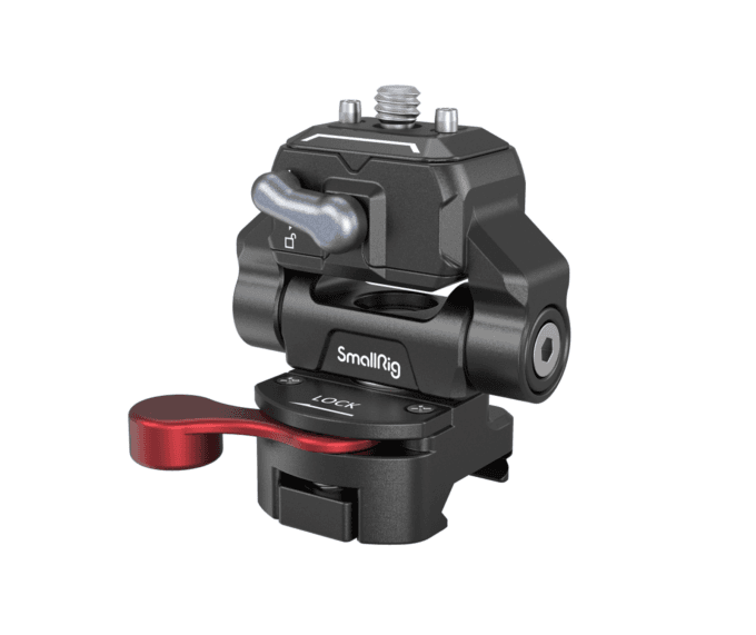 SmallRig 3601B Drop-in HawkLock mini Quick Release Monitor Mount with NATO Clamp