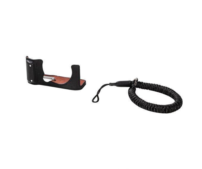 SmallRig 4879 Camera Leather Half Case Kit for FUJIFILM X-M5 (Black)