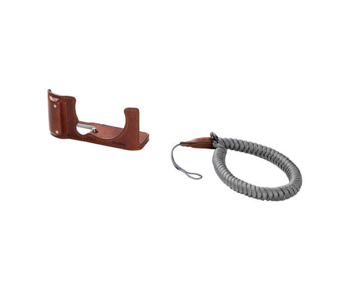 SmallRig 4880 Camera Leather Half Case Kit for FUJIFILM X-M5 (Brown)